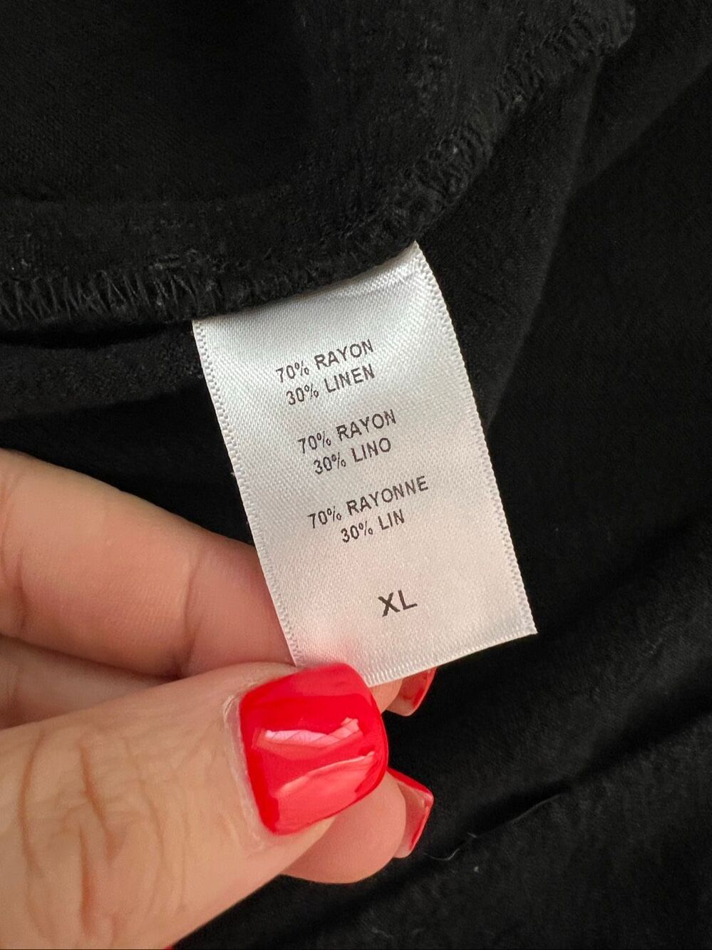 Rachel Pally Black Syd Linen Blend Sleeveless Tiered A-Line Maxi Dress Size XL - Picture 11 of 13